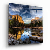 Lakeside Glass Wall Art.